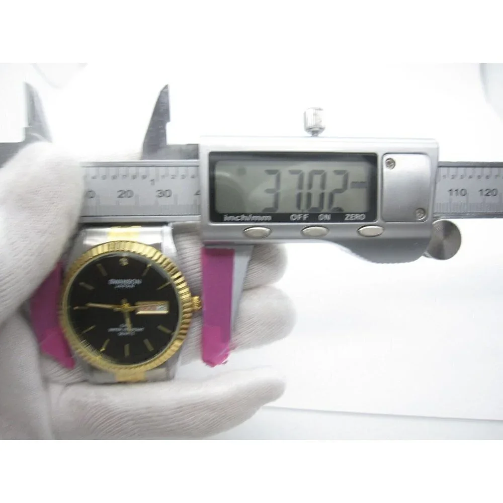 Men's‎ Swanson Presidental Quartz 5ATM WR Analog Dial Causal Round Watch (E921)